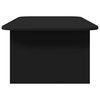 vidaXL Tavolino da salotto Nero 93 x 53 x 33 cm Legno multistrato