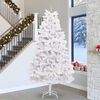vidaXL Albero di Natale Artificiale con Rami Pieghevoli Bianco 300 cm