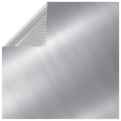 vidaXL Copertura per Piscina Argento 732x366 cm in PE