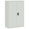 vidaXL Armadio per Ufficio 90x40x140 cm in Acciaio Grigio