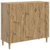 vidaXL Credenza Rovere Artigianale 89 x 34,5 x 80 cm