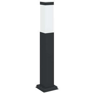 vidaXL Lampada a paletto 50 cm Nera IP44