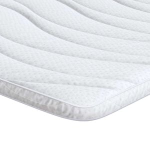 vidaXL Topper per materasso 80 x 200 cm Spessore Tessuto a maglia