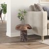 vidaXL Pouf Naturale 35 x 35 x 35 cm Legno di teak solido