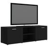 vidaXL Mobile Porta TV Nero 120x34x37 cm in Legno Multistrato