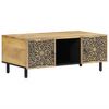 vidaXL Tavolino da Salotto 100x54x40 cm in Legno Massello di Mango
