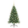 vidaXL Albero di Natale artificiale con luci integrate Verde 120 cm