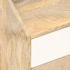 vidaXL Comodino 40x30x50 cm in Legno Massello di Mango