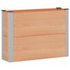 vidaXL Letto rialzato da giardino Marrone 100 x 30 x 72 cm