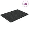 vidaXL Pad per patio in granuli di gomma Nero 6 x 9 x 0,3 cm Gomma