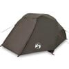 vidaXL Tenda da Pesca per 3 Persone Marrone Impermeabile