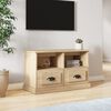 vidaXL Mobile Porta TV Rovere Sonoma 80x35x50 cm in Legno Multistrato