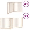 vidaXL Cancello per Cani Pieghevole 6 Pannelli 480 cm Legno di Pioppo