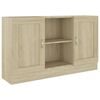 vidaXL Credenza Rovere Sonoma 120x30,5x70 cm in Legno Multistrato