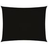 vidaXL Parasole a Vela Oxford Rettangolare 3x4,5 m Nero