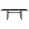 vidaXL Set Pranzo da Giardino 7pz con Cuscini Polyrattan Grigio Chiaro
