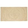 vidaXL Tappeto da Area Bianco 100 x 200 cm Juta