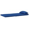 vidaXL Cuscino per Sedia 2 pcs Blu 58 x 77 x 4.5 cm Tessuto Oxford