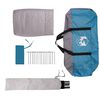vidaXL Tenda da Campeggio per 2 Persone Blu Impermeabile
