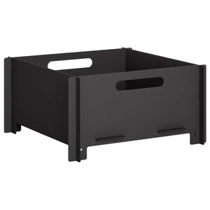 vidaXL Focolare Nero 40 x 40 x 20 cm Acciaio