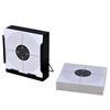 vidaXL Supporto Tiro al Bersaglio Quadrato 14 cm + 100 Bersagli Carta