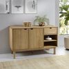 vidaXL Credenza OTTA 114x43x73,5 cm in Legno Massello di Pino