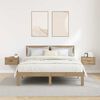 vidaXL Armadio da Notte 2 pcs rovere artigianale 35 x 35 x 20 cm