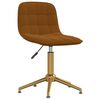 vidaXL Sedie da Pranzo Girevoli 2 pz Marroni in Velluto