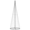 vidaXL Albero di Natale a Cono Colorato 732 LED 160x500 cm