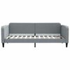 vidaXL Letto da Giorno Grigio Chiaro 90x200 cm in Tessuto