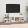 vidaXL Mobile Porta TV Bianco 156x40x40 cm in Legno Massello di Pino
