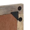 vidaXL Specchio da Bagno 50x3x70 cm in Legno Massello di Mango