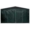 vidaXL Tenda Party Verde e Bianco 400 x 400 x 266 cm