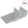 vidaXL Chiave Esagonale 1800 pcs Argento 32 x 86 mm Acciaio