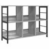 vidaXL Libreria Grigio Sonoma 102 x 32 x 72,5 cm Legno multistrato