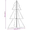 vidaXL Albero di Natale a Cono 200 LED per Interni Esterni 98x150 cm