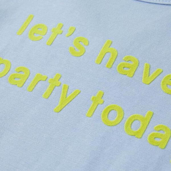 Maglietta da Bambino Azzurra 104