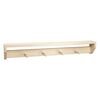 KidsDepot Appendiabiti Xenn 89x10x14 cm in Legno Bianco