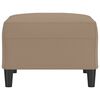 vidaXL Poggiapiedi Cappuccino 70x55x41 cm in Similpelle