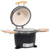 Kamado Griglia Barbecue Affumicatore in Ceramica 33 cm