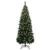 vidaXL Albero di Natale Artificiale con 300 LED 210 cm