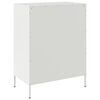 vidaXL Credenza Bianca 68x39x89 cm in Acciaio