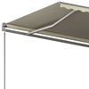 vidaXL Tenda da Sole Automatica Autoportante 450x350 cm Crema
