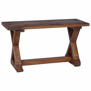 vidaXL panchina Naturale 85 x 35 x 46 cm Legno massello di recupero