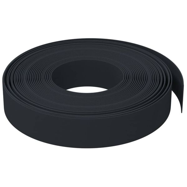 vidaXL Bordature da Giardino 4 pz Nere 10 m 10 cm in Polietilene