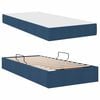 vidaXL Letto con contenitore e materasso Blu 90 x 200 cm Poliestere