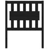 vidaXL Testiera per Letto Nera 80,5x4x100 cm in Legno Massello di Pino
