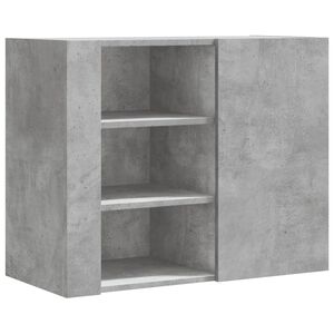vidaXL Armadietto a Muro Grigio Cemento 75x35x60 cm in Truciolato