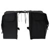 vidaXL Borsa per biciclette Nero 40 x 18.5 x 35 cm Poliestere