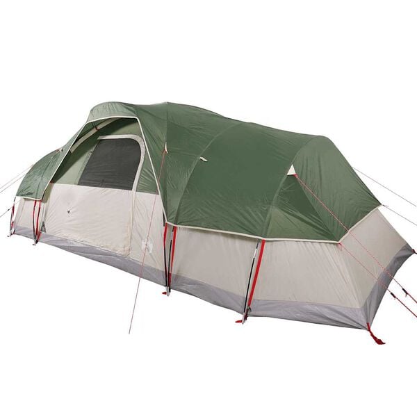 vidaXL Tenda Familiare a Cupola per 11 Persone Verde Impermeabile